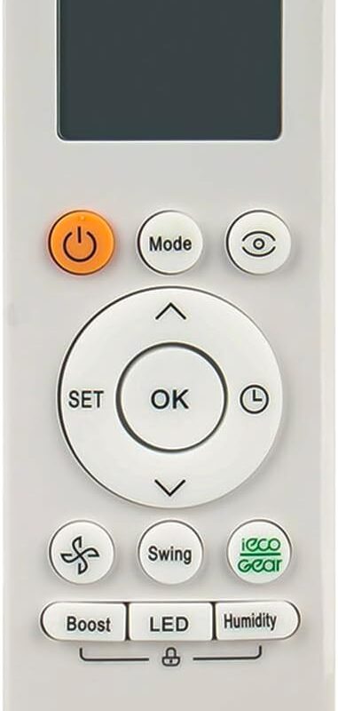 AC Remote Control Midea RG10A19(B2S)/BGEF, RG10L(2HS)/BGEFU1