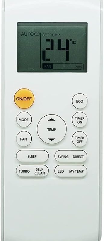 AC Remote Control Singer, Midea RG57A6/BGEFU1, RG57A7/BGEF
