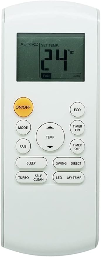 AC Remote Control Singer, Midea RG57A6/BGEFU1, RG57A7/BGEF